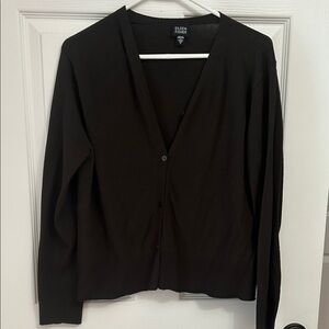 Eileen Fisher Women's Dark Brown Cardigan
